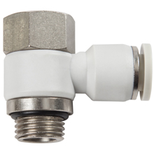 G, BSP, BSPP Thread White Push in Fittings with O-ring Female Banjo Elbow