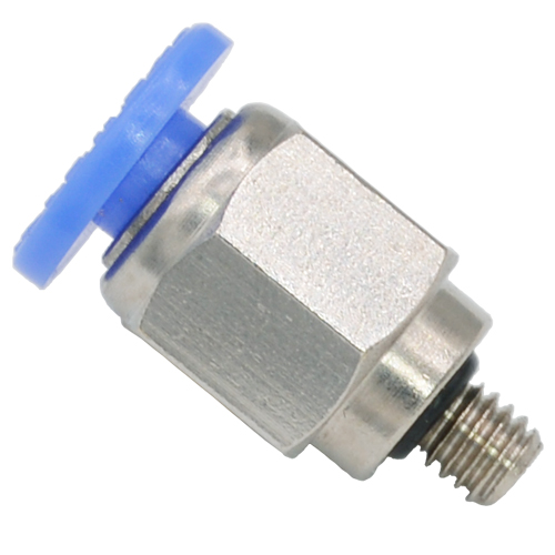 Male Connector Push to Connect Fitting  mm Tube O.D X M4 Thread