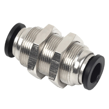PM Bulkhead Union Inch Size Push to Connect Fittings