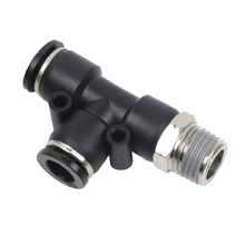 PD Male Run Tee NPT Thread Push to Connect Fittings