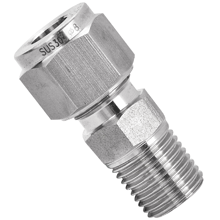 Male Connector Stainless Steel Compression Tube Fittings