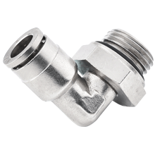 G, BSP, BSPP Thread Brass Push to Connect Fittings with O-ring Male Elbow