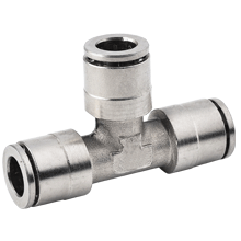 Brass Push to Connect Fittings Union Tee