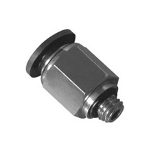 thumbnail image 2 of 5x Brass 6mm To 1/4PT One-Touch Push-In Fitting Connector – For Pneumatic Valves, Unbranded 2 of 4