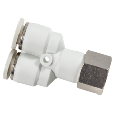 G, BSP, BSPP Thread White Push in Fittings Female Y