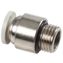G, BSP, BSPP Thread White Push in Fittings with O-ring Internal Hexagon Male Connector