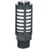 PST N04 | 1/2 NPT Porous Polyethylene Silencer