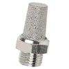 SSL N02 | 1/4 NPT Sintered Stainless Steel Silencer