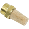 BSL N01 | 1/8 NPT Standard Sintered Brass Silencer