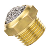 1 NPT Brass Breather Vent with Stainless Steel Wire Net