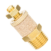 BESL-S N06 | 3/4 NPT Slot Pneumatic Brass Flow Control Silencer