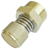 BESLD N03 | 3/8 NPT Brass Spring Loaded Adjustable Pneumatic Muffler