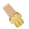 BSL G12 | G, BSP, BSPP 1-1/2 Male Thread Sintered Bronze Pneumatic Silencer