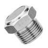 SSFM G02 | G, BSP, BSPP 1/4 Flat Stainless Steel Breather Vent With Mesh Filter 