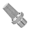 SSL G02 | G, BSP, BSPP 1/4 Sintered Stainless Steel Pneumatic Muffler