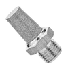SSL G03 | G, BSP, BSPP 3/8 Sintered Stainless Steel Conical Muffler