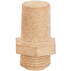 BSLE M12 x 1.25 Hexagonal Base Sintered Bronze Silencer