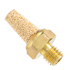  M6x1.0 Sintered Brass Silencer, Sintered Bronze Muffler