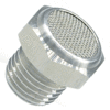 SSFM 04 | R, PT, BSPT 1/2 Stainless Steel Breather Vent Silencer With Mesh Screen