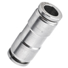 Straight Union 14mm O.D Tubing Stainless Steel Pneumatic Fitting