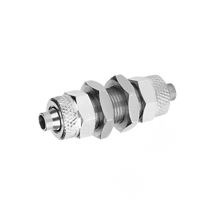 Bulkhead Union Nickel Plated Brass Rapid Fittings