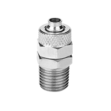 Male Straight Connector Nickel Plated Brass Rapid Fittings