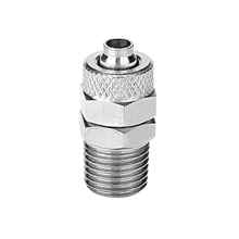 12x8 & G3/8'' Nickel plated Brass Straight Push-on Fitting with