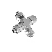 Union Cross Nickel Plated Brass Rapid Fittings