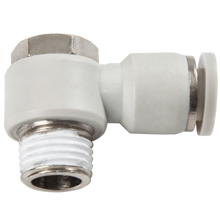 White Push in Fittings Male Banjo Elbow