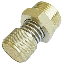 BESLD N02 | 1/4 NPT Silencer Throttle Valve with Knurled Screw