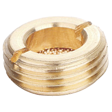 BFSL N03 | 3/8 NPT Flat Sintered Bronze Filter with Slot