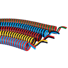 Coiled Bonded Polyurethane Tubing Pneumatic Tubing and Hose