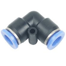 Union Elbow Connector 4mm Tubing Push in Fitting