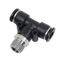 PB Male Branch Tee NPT Thread Push to Connect Fittings