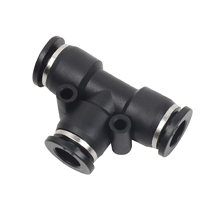 PE Union Tee Inch Size Push to Connect Fittings