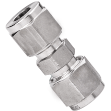Union Straight Stainless Steel Compression Fittings