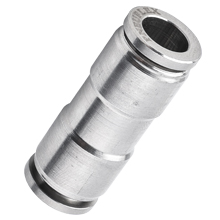 Tube to Tube Connector 10mm O.D Tubing Stainless Steel Push in Air Fitting