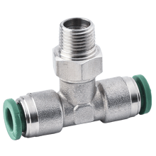 Male Tee Stainless Steel Push to Connect Fittings